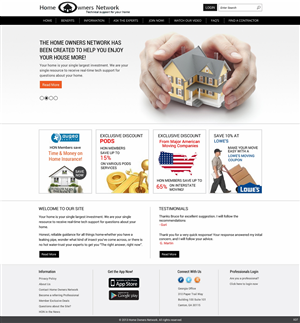 Diseño Web por pb para Homeownersnetwork | Diseño: #3152122