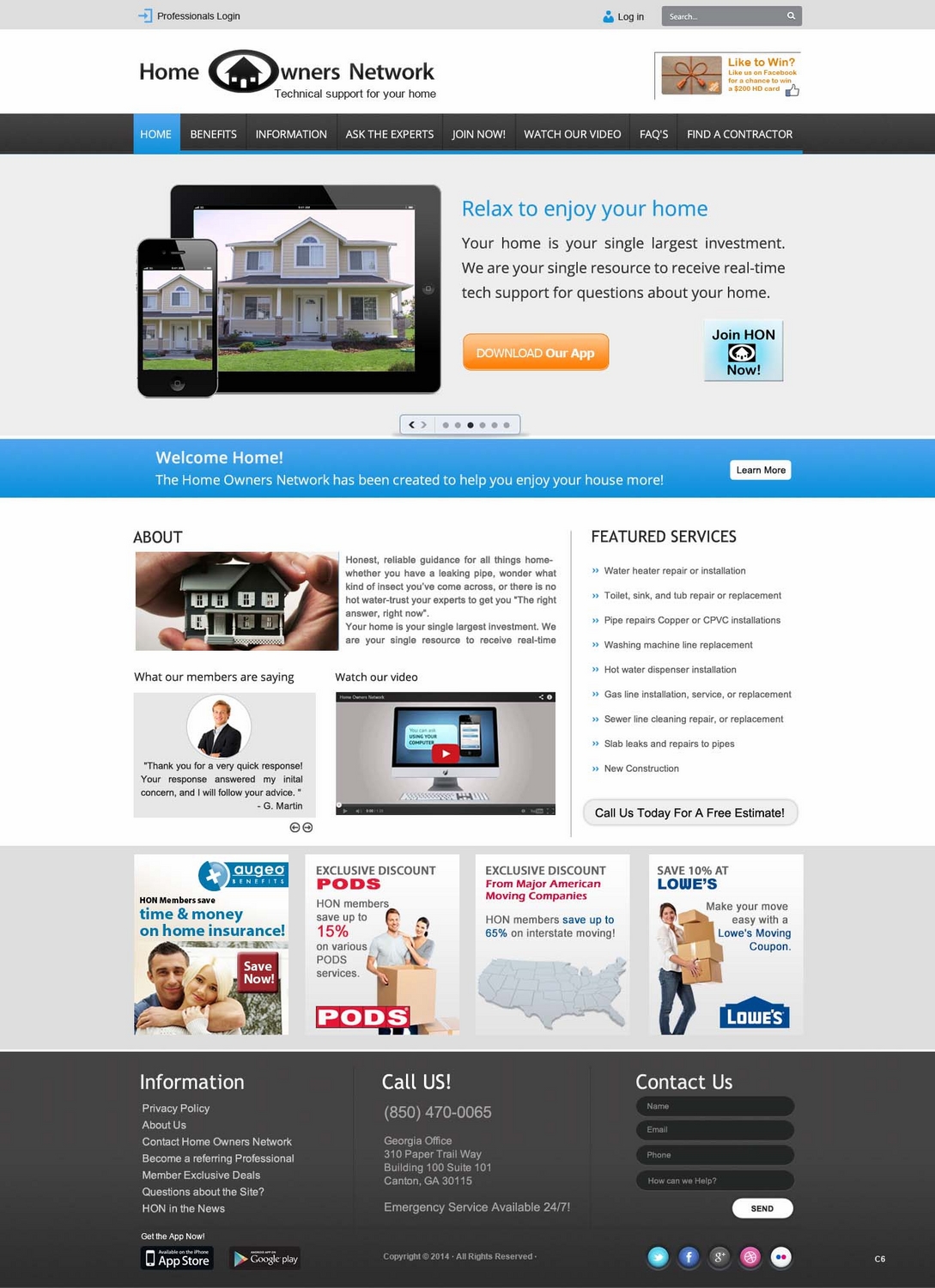 Diseño Web por pb para Homeownersnetwork | Diseño #3152136