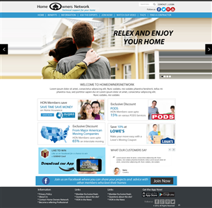 Diseño Web por pb para Homeownersnetwork | Diseño: #3161822