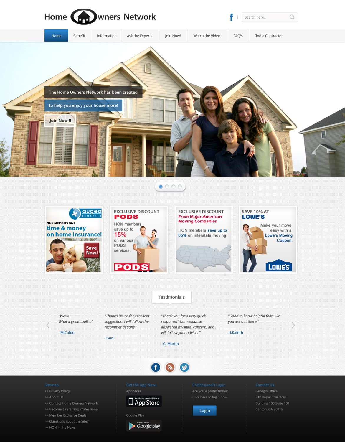 Diseño Web por UniqueDesignz para Homeownersnetwork | Diseño #3184940