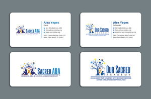 Business Card Design by Expert Bappy for Sacred ABA LLC.  | Design: #34612215