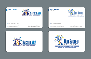 Business Card Design by Expert Bappy for Sacred ABA LLC.  | Design: #34613875