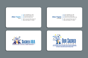 Business Card Design by Expert Bappy for Sacred ABA LLC.  | Design: #34613891