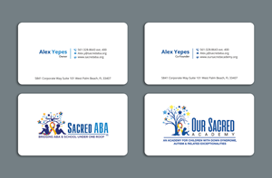 Business Card Design by Expert Bappy for Sacred ABA LLC.  | Design: #34613907