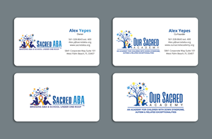 Business Card Design by Expert Bappy for Sacred ABA LLC.  | Design: #34613970