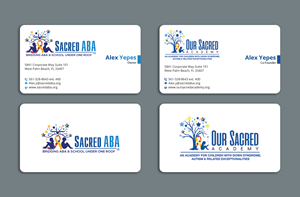 Business Card Design by Expert Bappy for Sacred ABA LLC.  | Design: #34614306