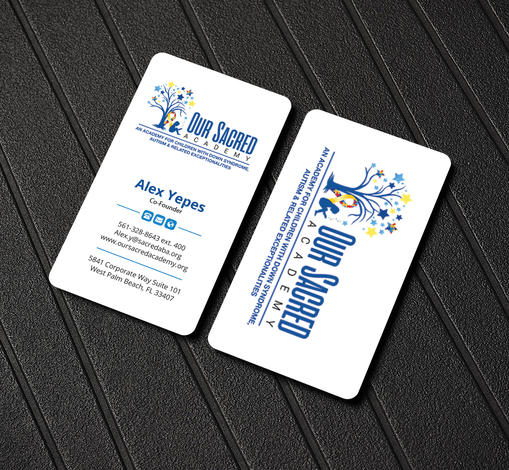 Business Card Design by Expert Bappy for Sacred ABA LLC.  | Design #34614377