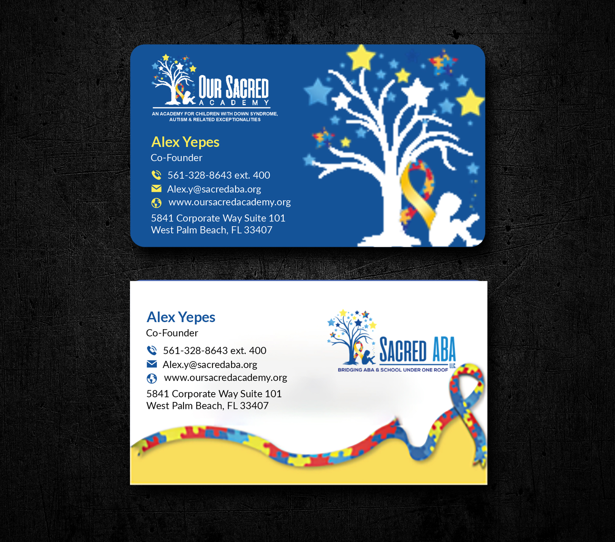 Business Card Design by freelancer75 for Sacred ABA LLC.  | Design #34614469