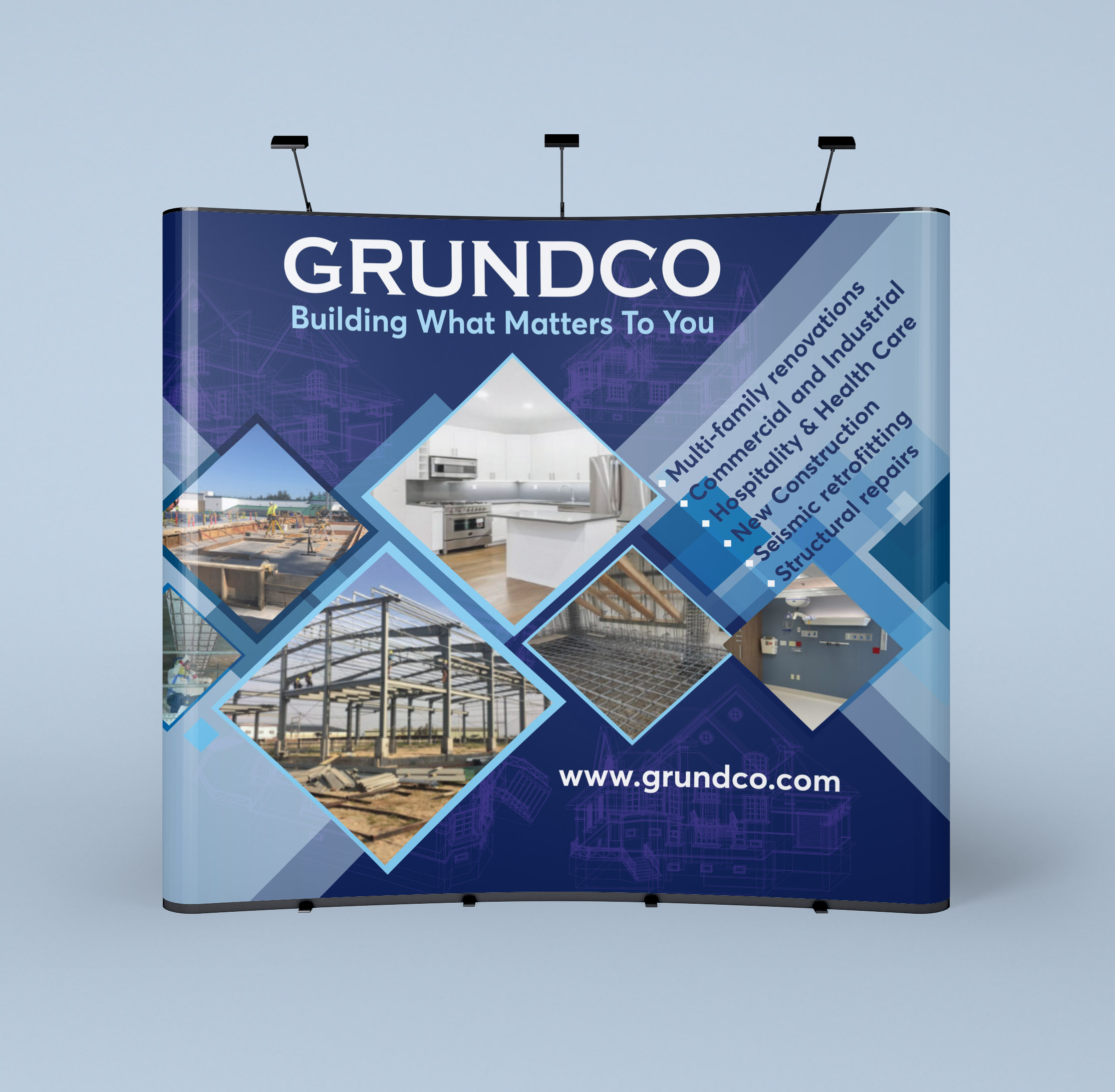 Diseño de Stand de Feria por Maestroto para GRUNDCO | Diseño: #34620176