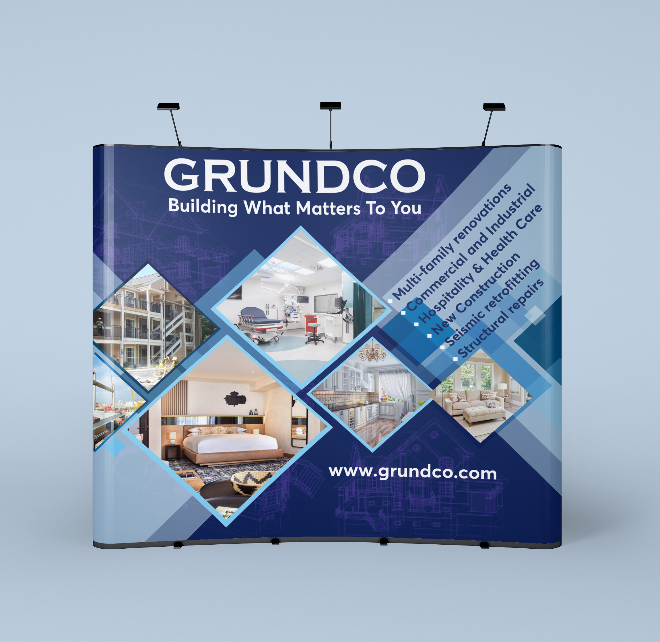 Diseño de Stand de Feria por Maestroto para GRUNDCO | Diseño #34633861