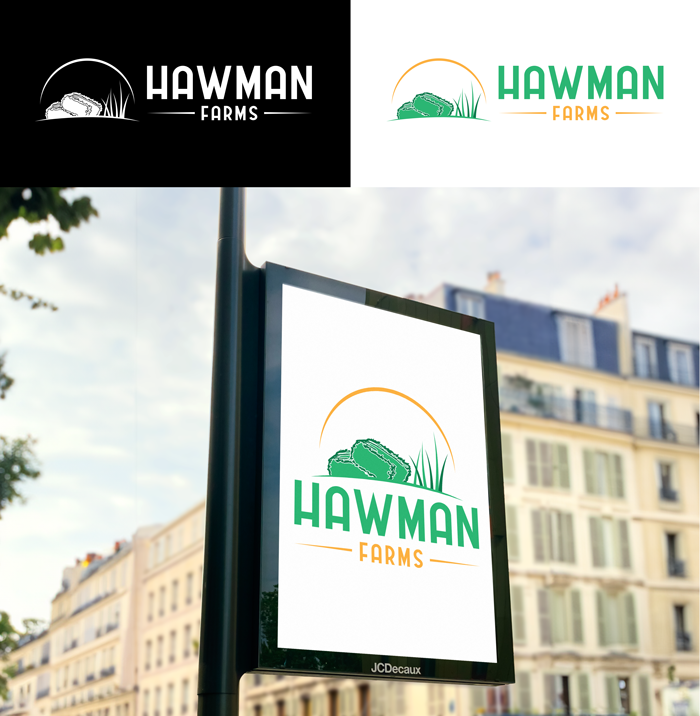 Logo Design by RA-bica for Hawman Farms | Design #34623612