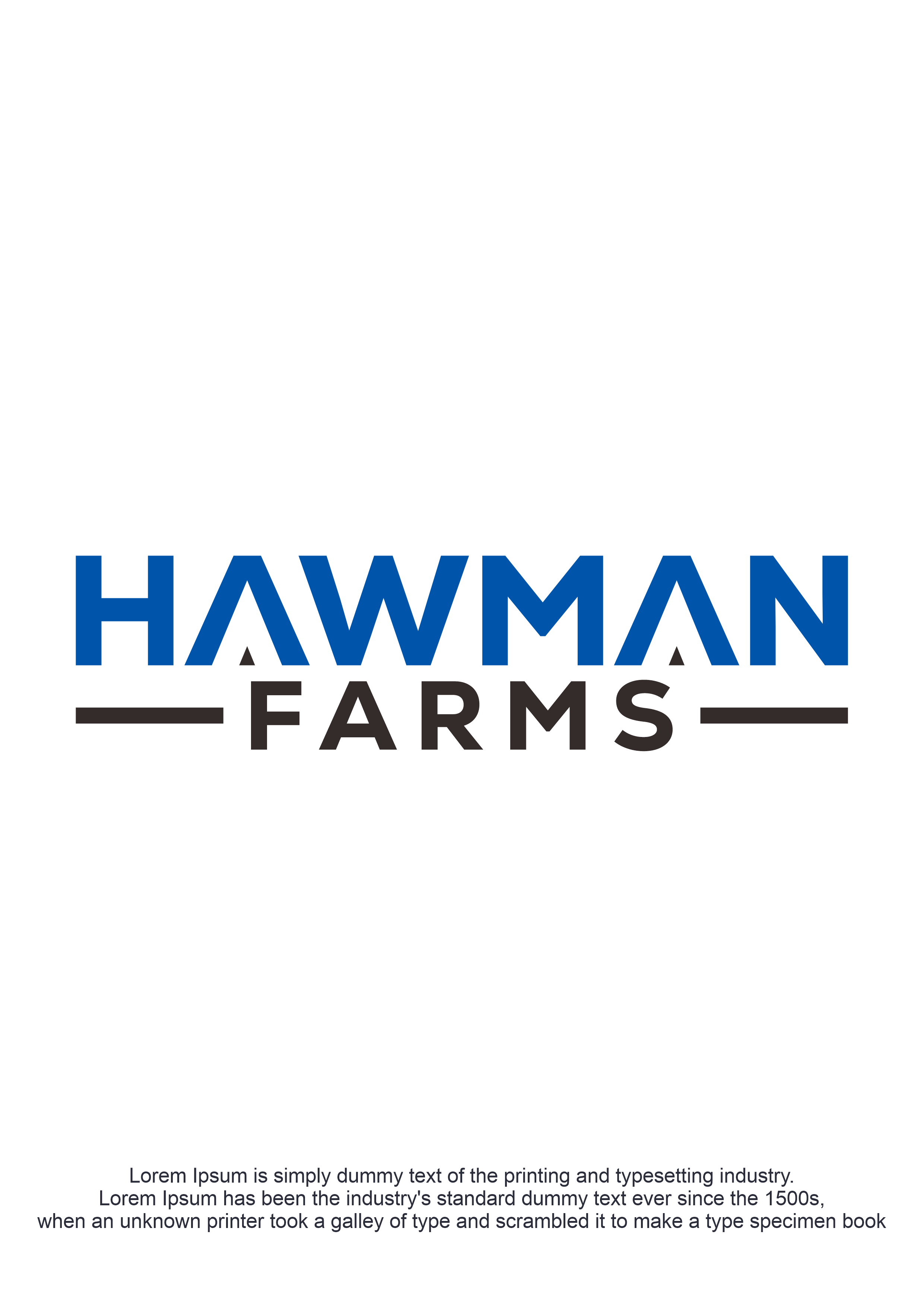 Design de Logo par Abigaill_design pour Hawman Farms | Design #34610552