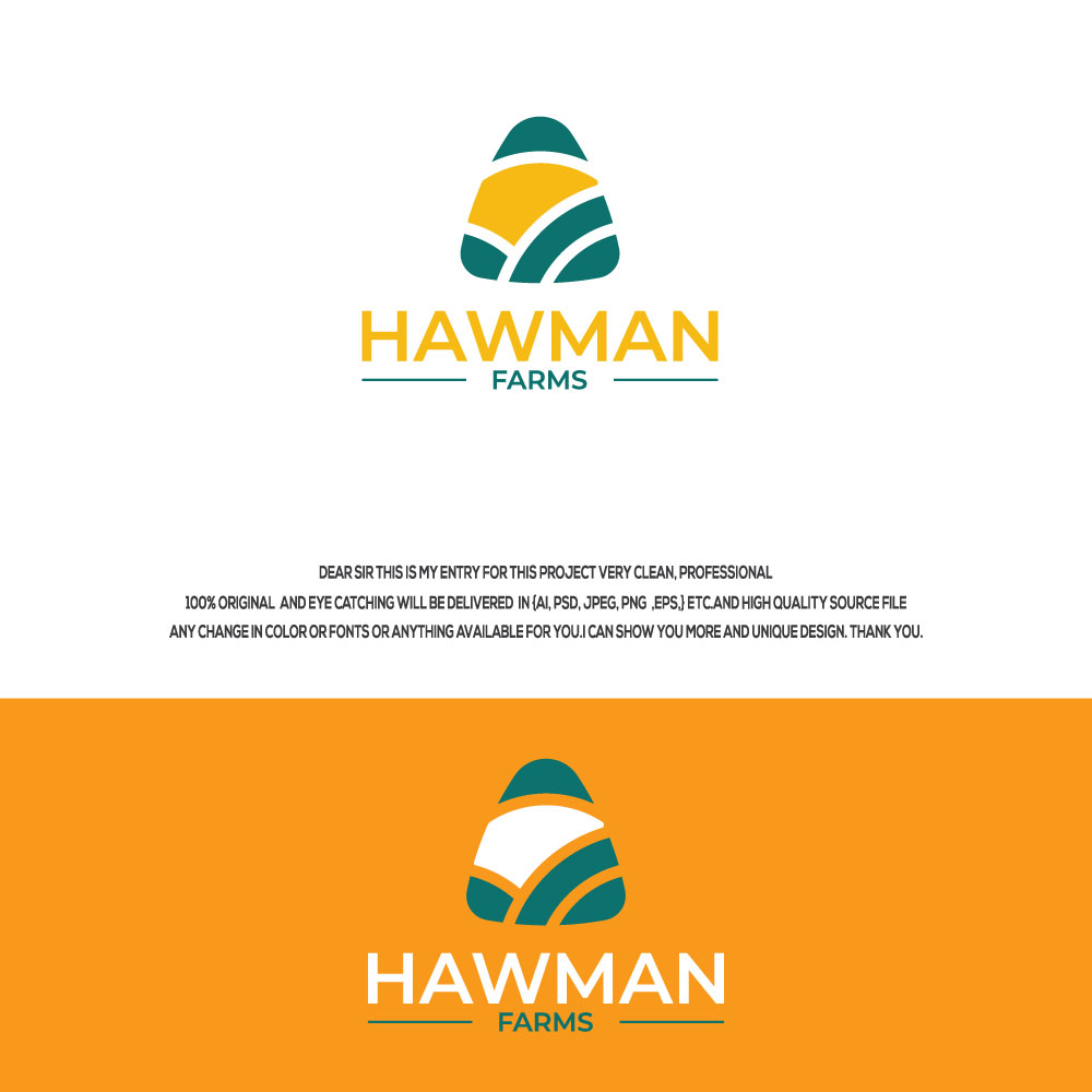 Logo Design by Hossainlogo324 for Hawman Farms | Design #34622193