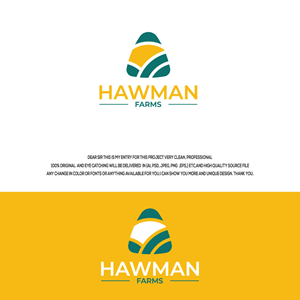 Design de Logo par Hossainlogo324 pour Hawman Farms | Design : #34622194