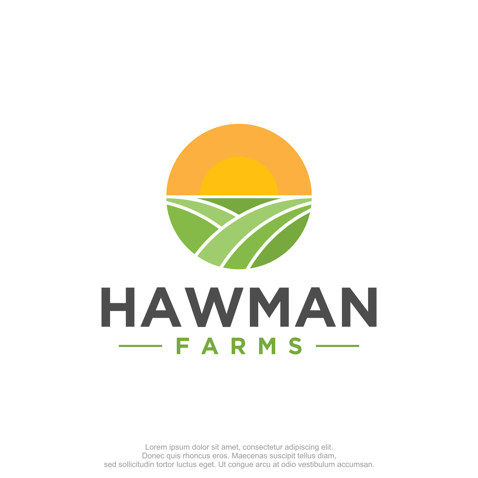 Diseño de Logo por M.Syaiful Huda para Hawman Farms | Diseño #34610484