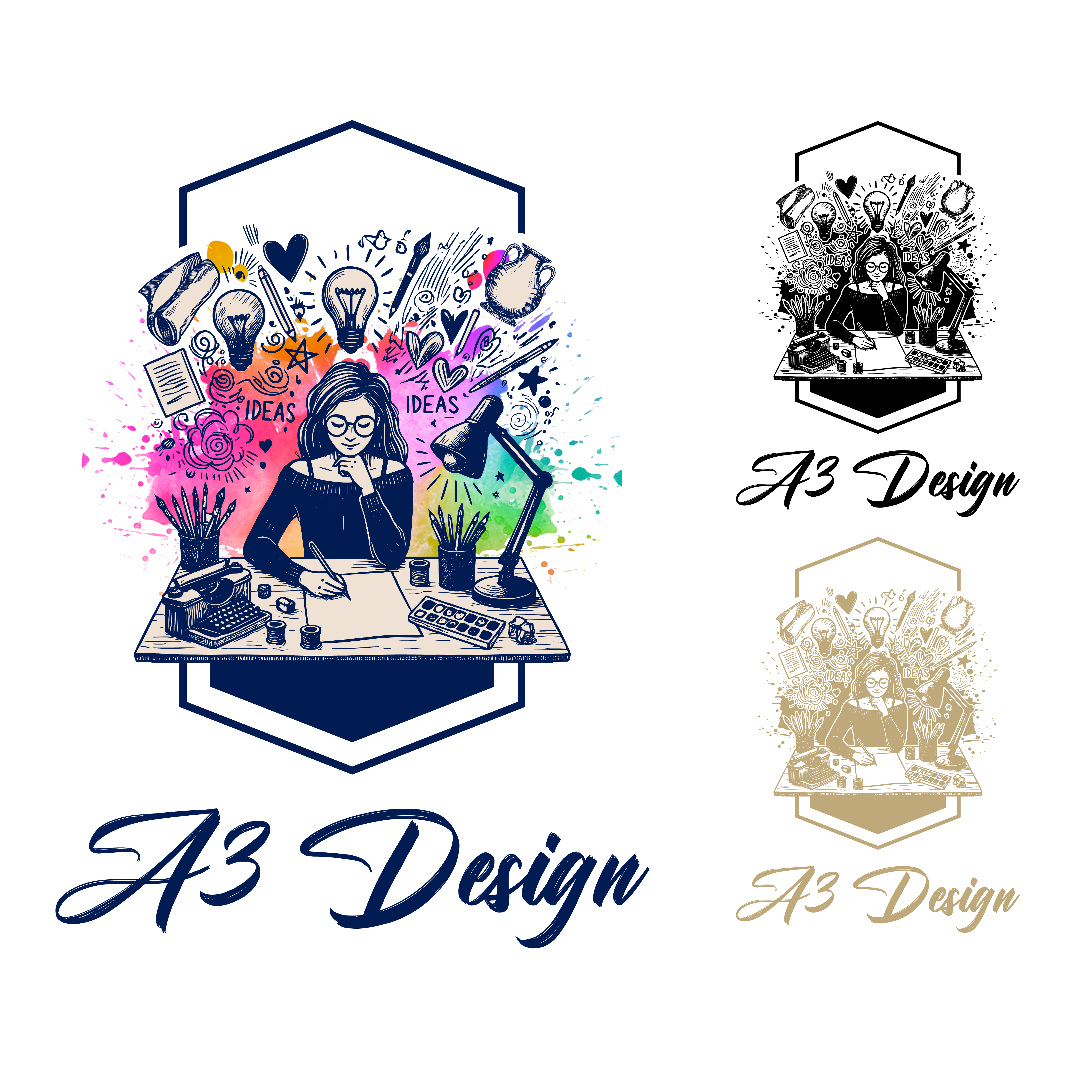 Logo Design by John Mark Arts for Inkwell Publishing LLC | Design #34616689