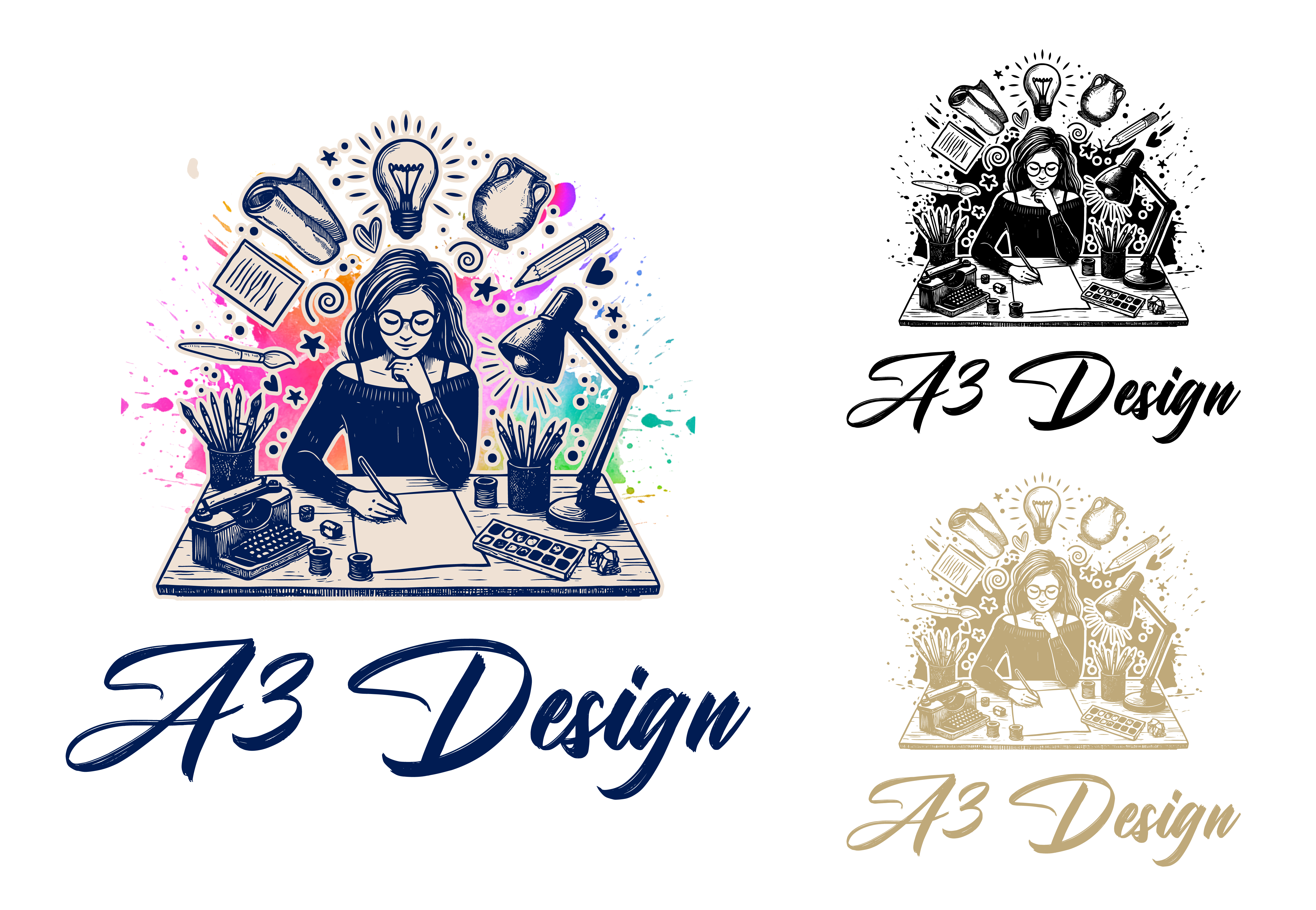 Logo Design by John Mark Arts for Inkwell Publishing LLC | Design #34619706