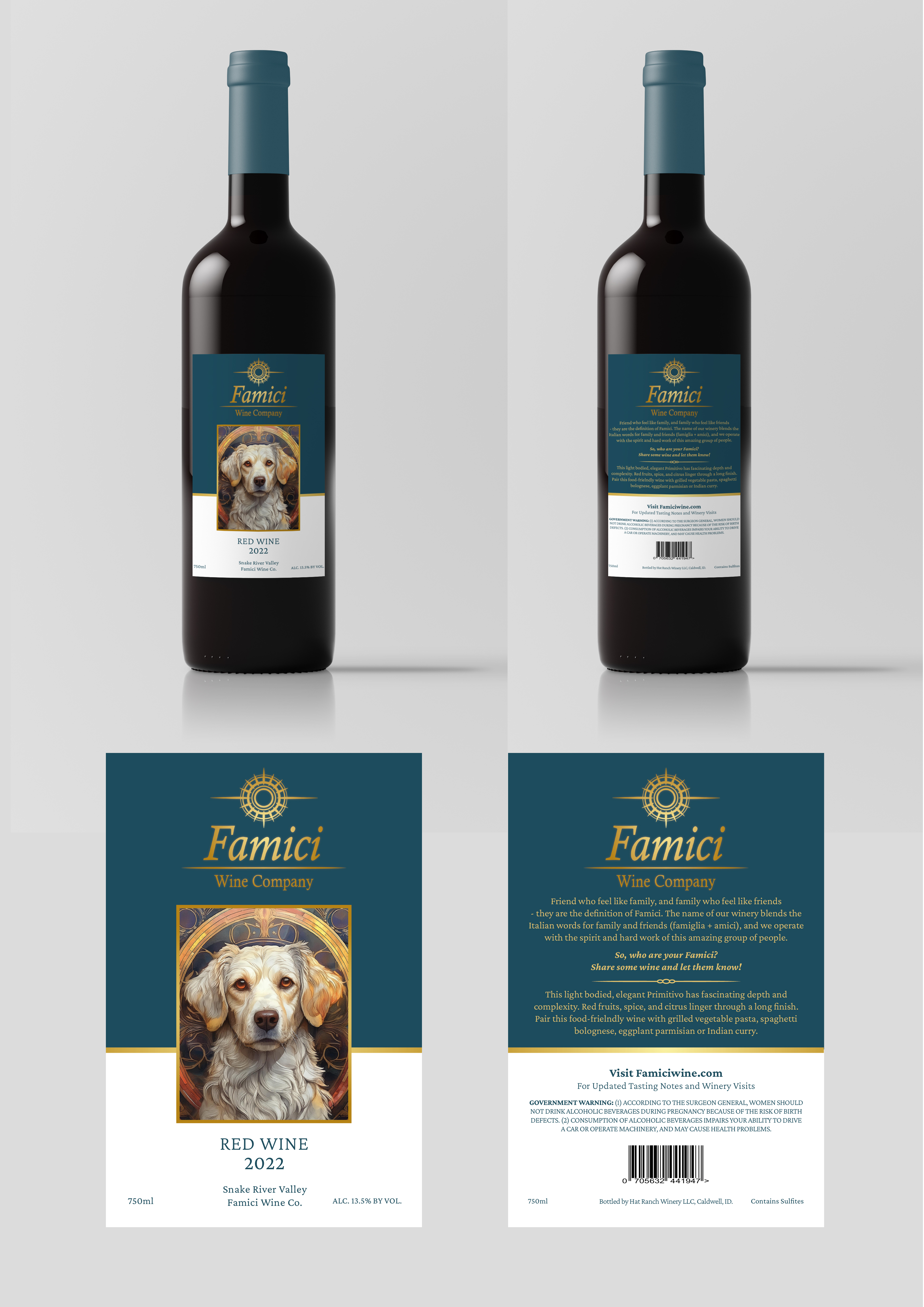 Label Design by MarkoE for Famici | Design #34704220
