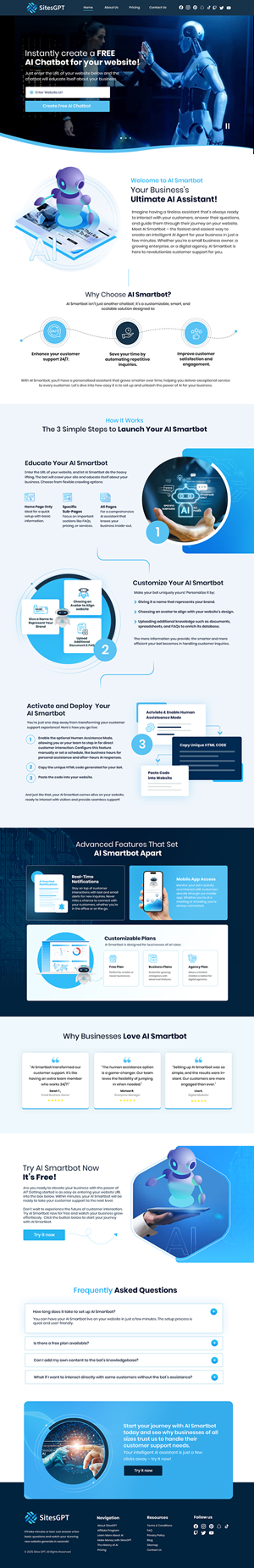 Web Design par Blue Sparrow