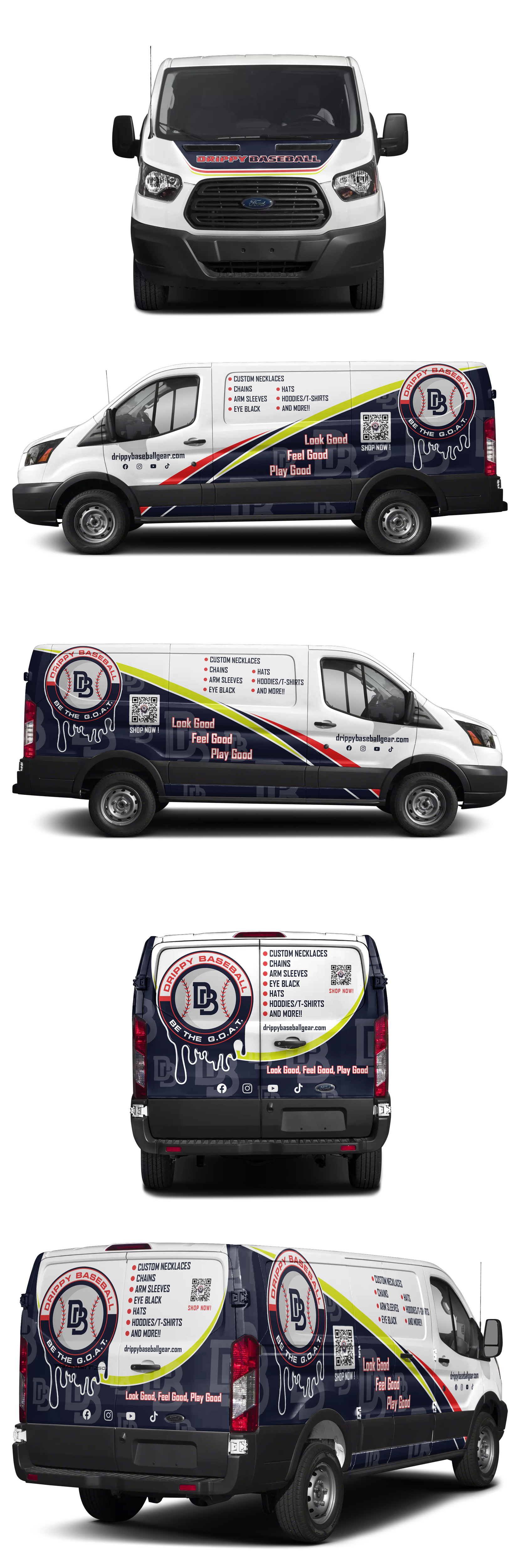 Car Wrap Design by AZ_Studio for DRIPPY BASEBALL | Design #34624508
