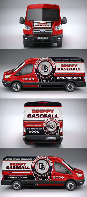 Car Wrap Design by ANGGI MAULANA PRAKOSO for DRIPPY BASEBALL | Design #34622195