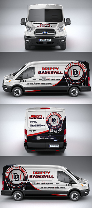 Car Wrap Design by ANGGI MAULANA PRAKOSO for DRIPPY BASEBALL | Design: #34622584