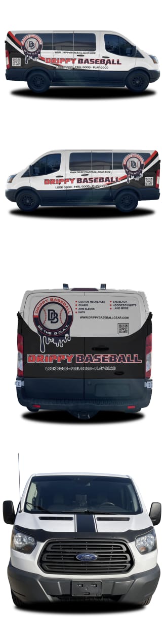 Car Wrap Design by Yayan gesuter for DRIPPY BASEBALL | Design: #34621764