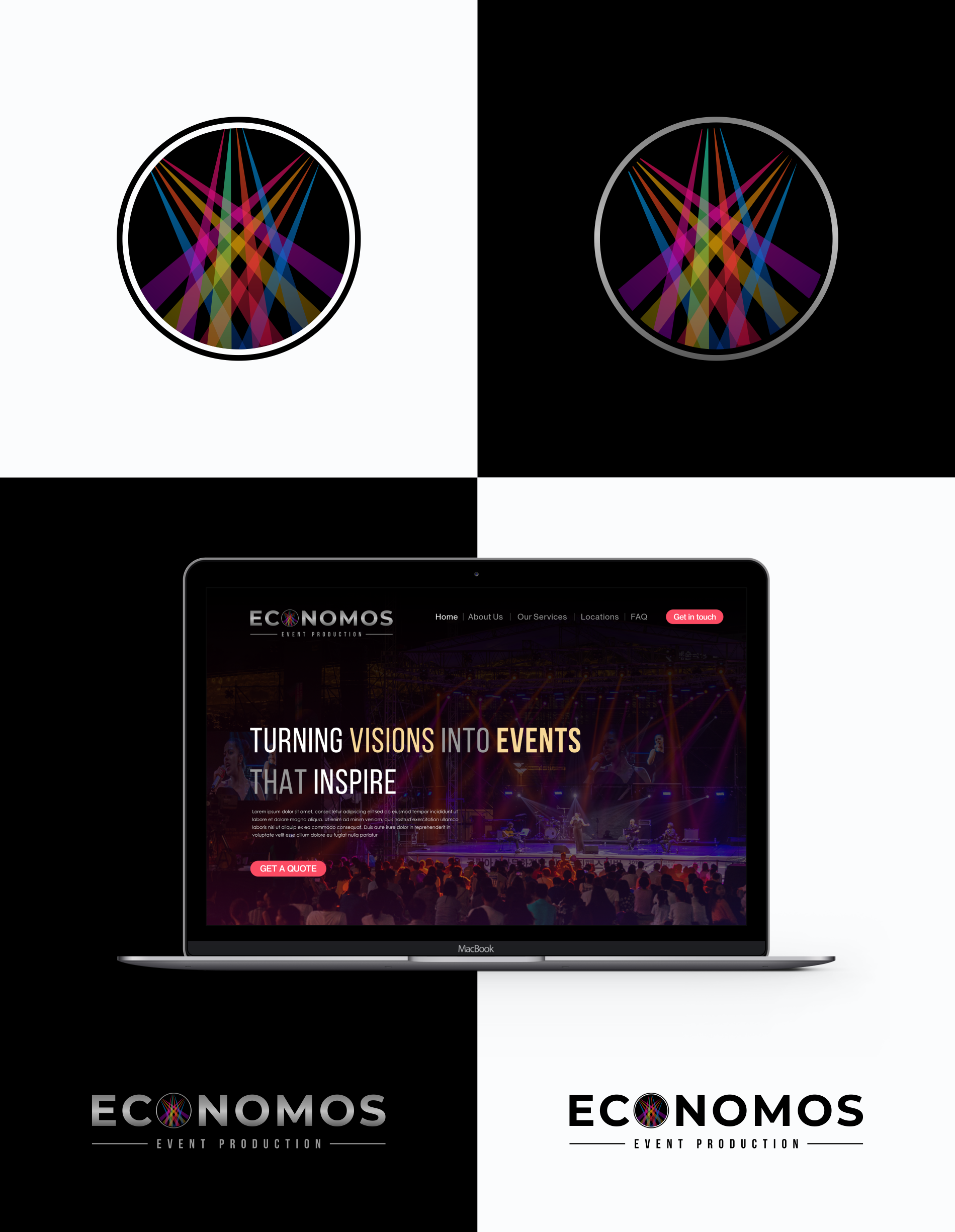 Wix Design by Logomarks for EEP Events LLC | Design #35410950