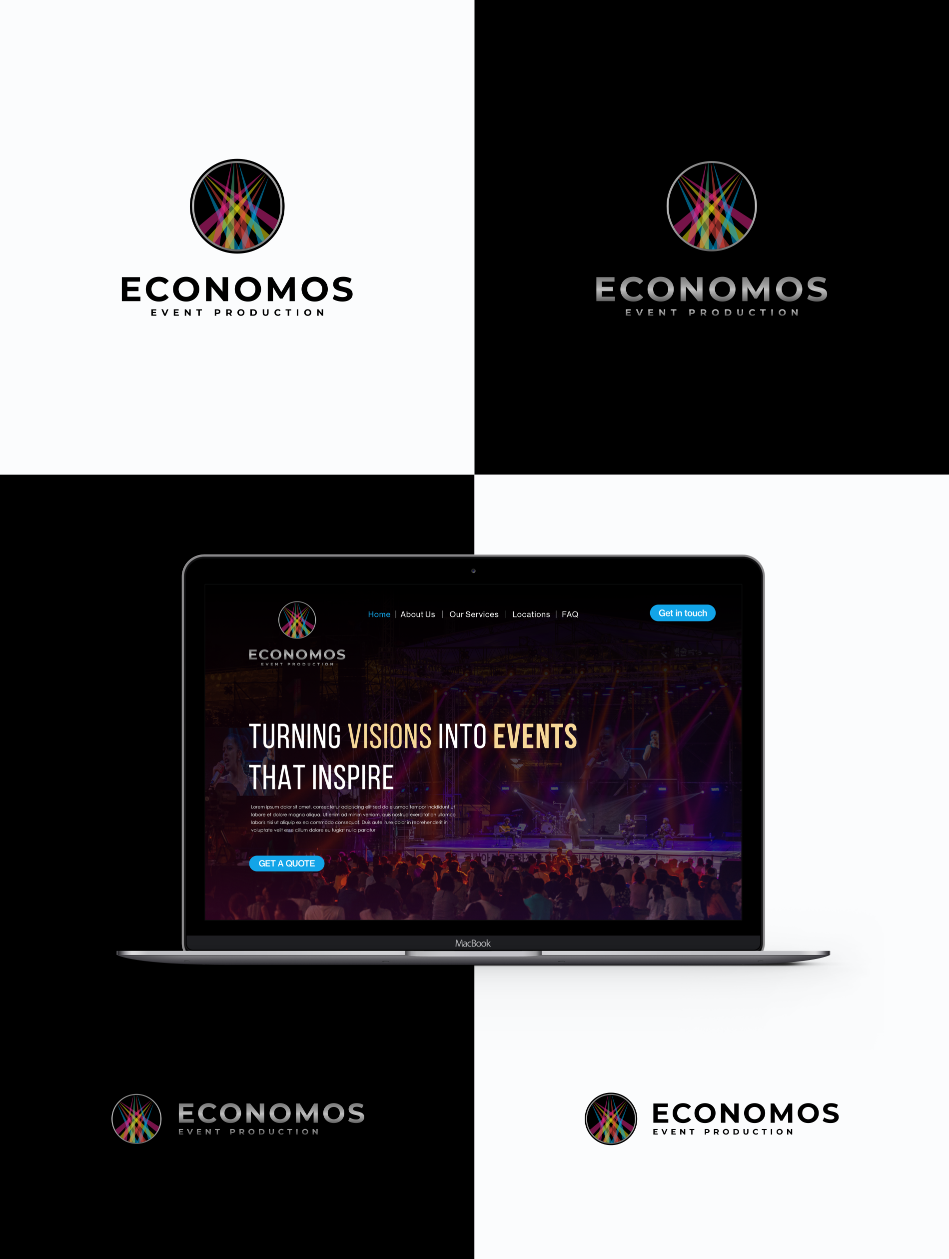 Wix Design by Logomarks for EEP Events LLC | Design #35410959
