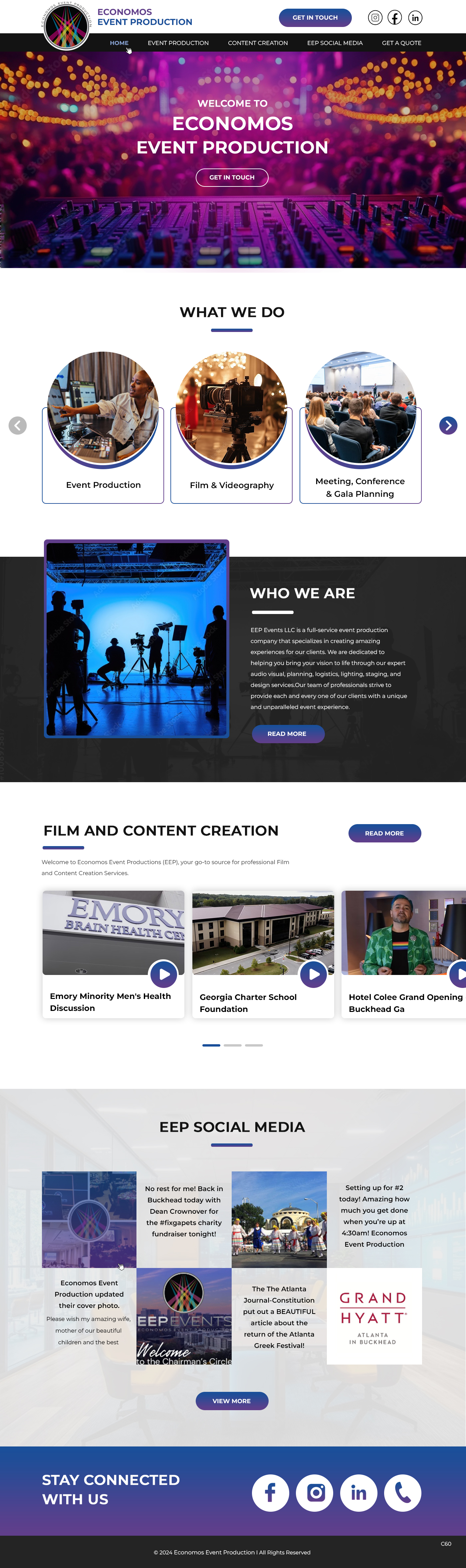 Design Wix par pb pour EEP Events LLC | Design #34626278