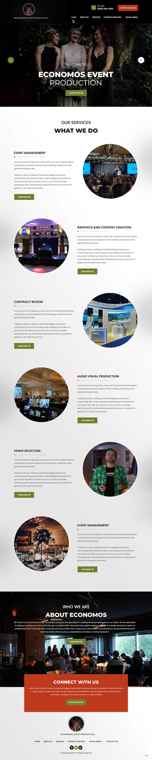 Wix Design by pb for EEP Events LLC | Design: #34632634