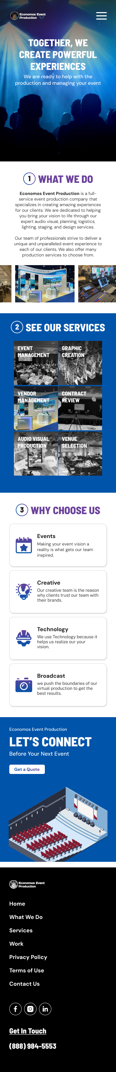Wix Design by Taufik H for EEP Events LLC | Design #34656402