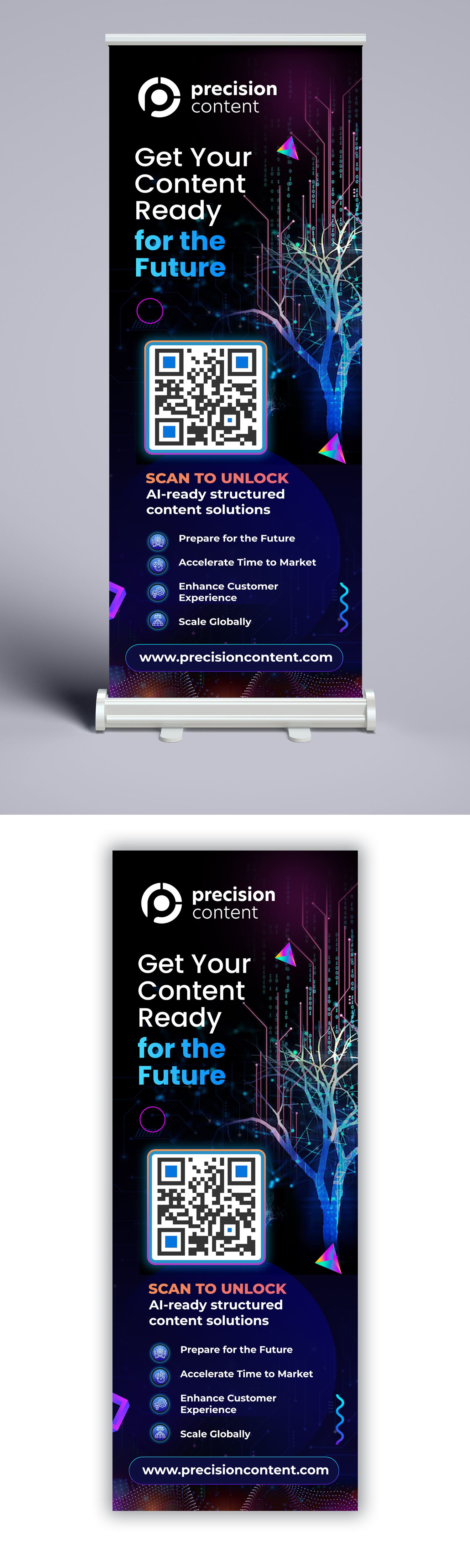 Trade Show Booth Design by debdesign for Precision Content Authoring Solutions | Design #34631811