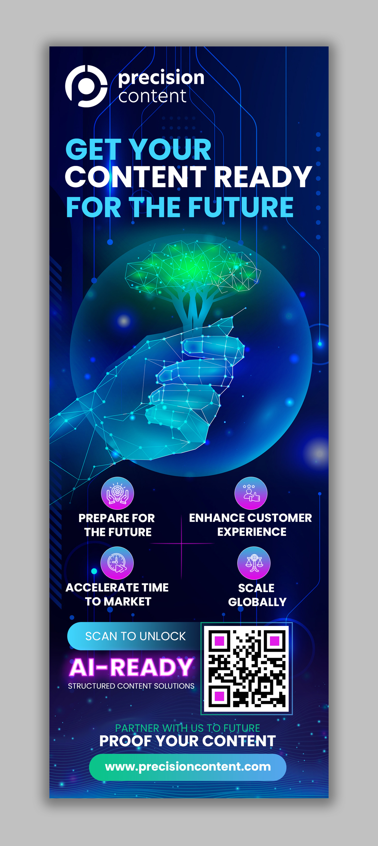 Trade Show Booth Design by debdesign for Precision Content Authoring Solutions | Design #34632887