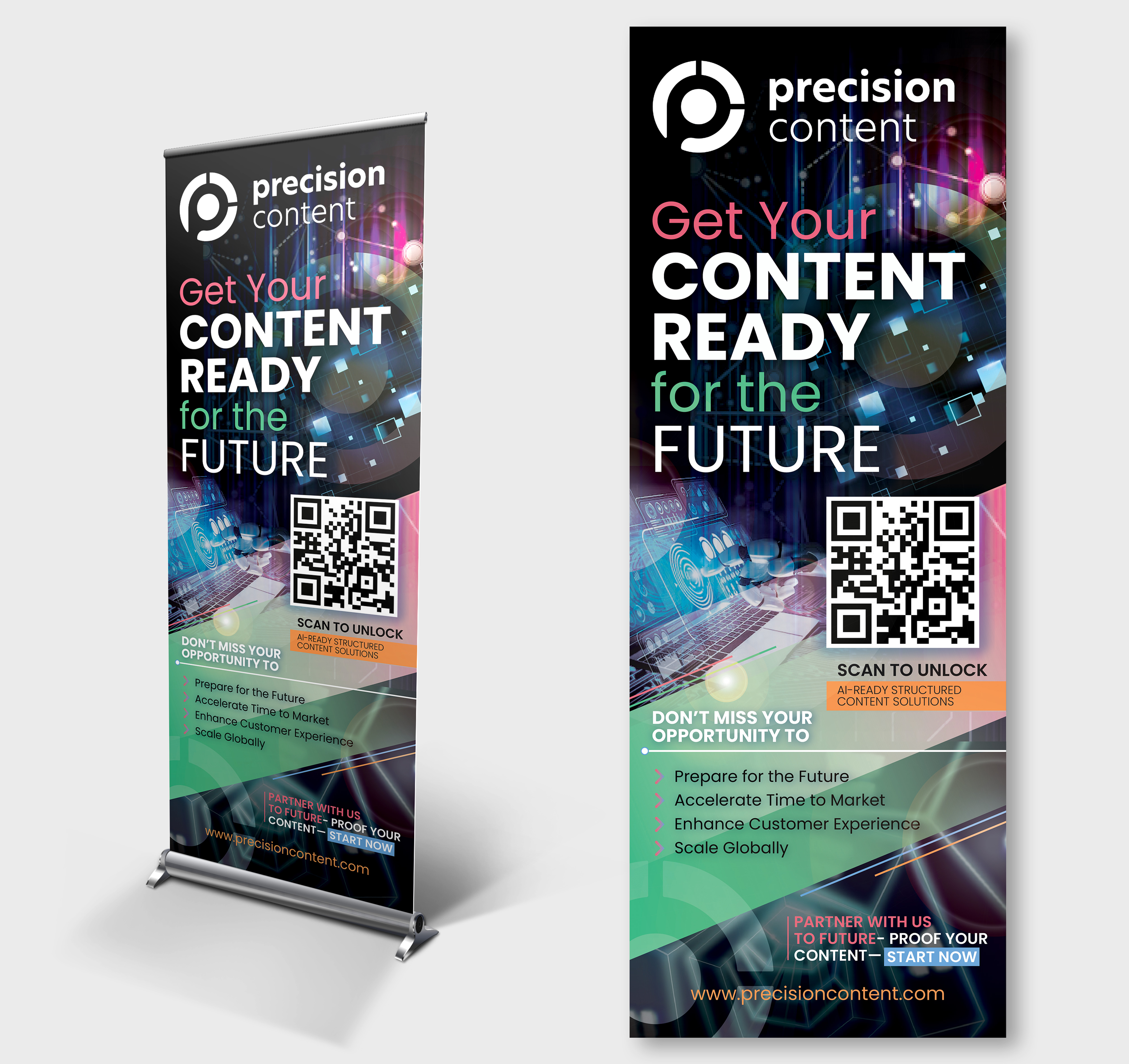 Trade Show Booth Design by Impressive Designs for Precision Content Authoring Solutions | Design #34623160