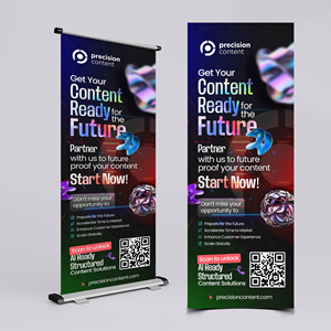 Trade Show Booth Design by Graphic Guy for Precision Content Authoring Solutions | Design #34631445