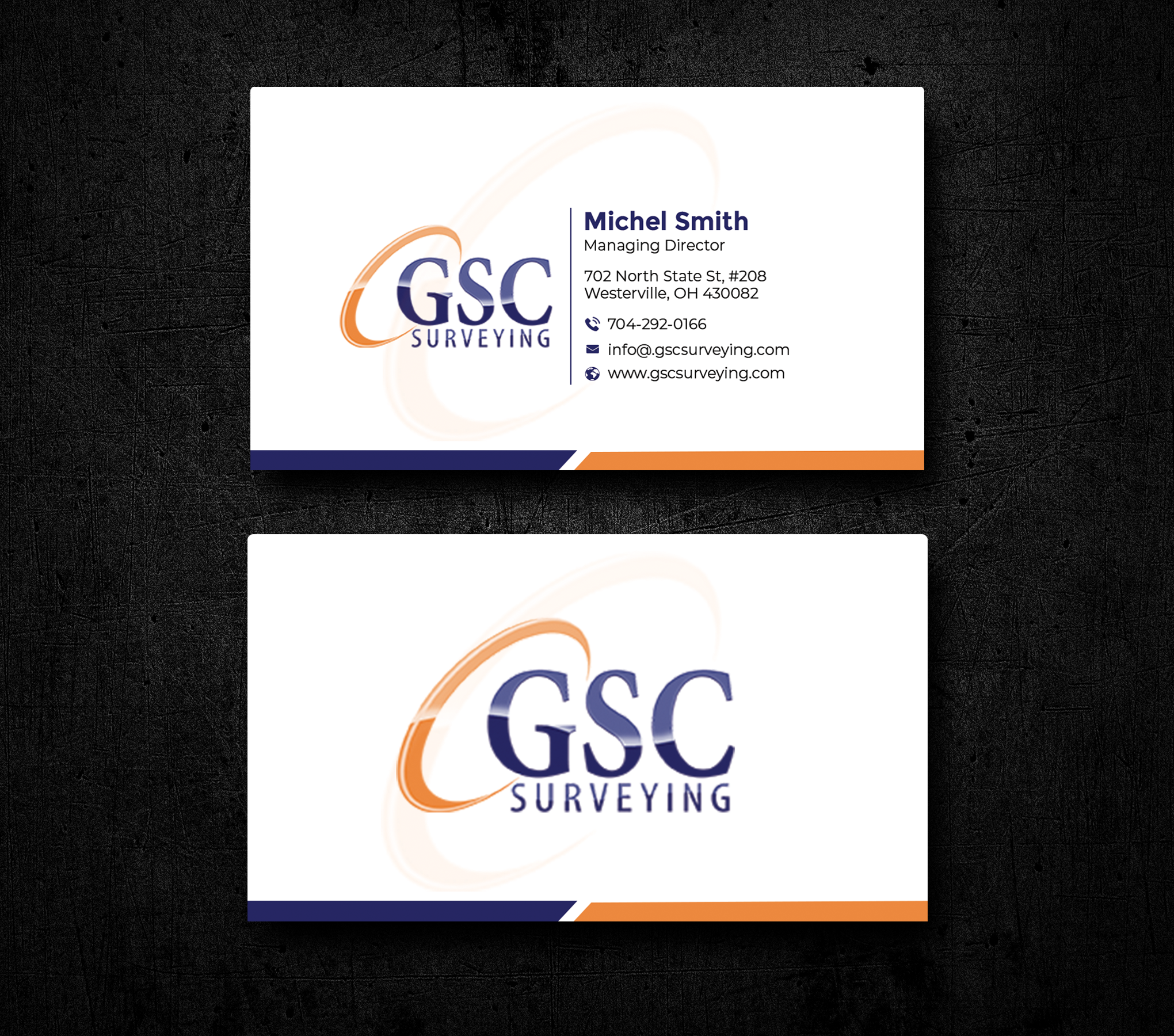 Diseño de Tarjeta de Presentación por Graphixpointt para GSC Surveying, Inc. | Diseño #34651433