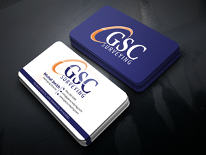Visitenkarten-Design von Graphixpointt für GSC Surveying, Inc. | Design: #34651850