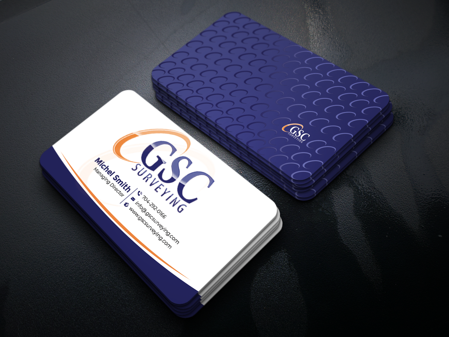 Diseño de Tarjeta de Presentación por Graphixpointt para GSC Surveying, Inc. | Diseño #34652034