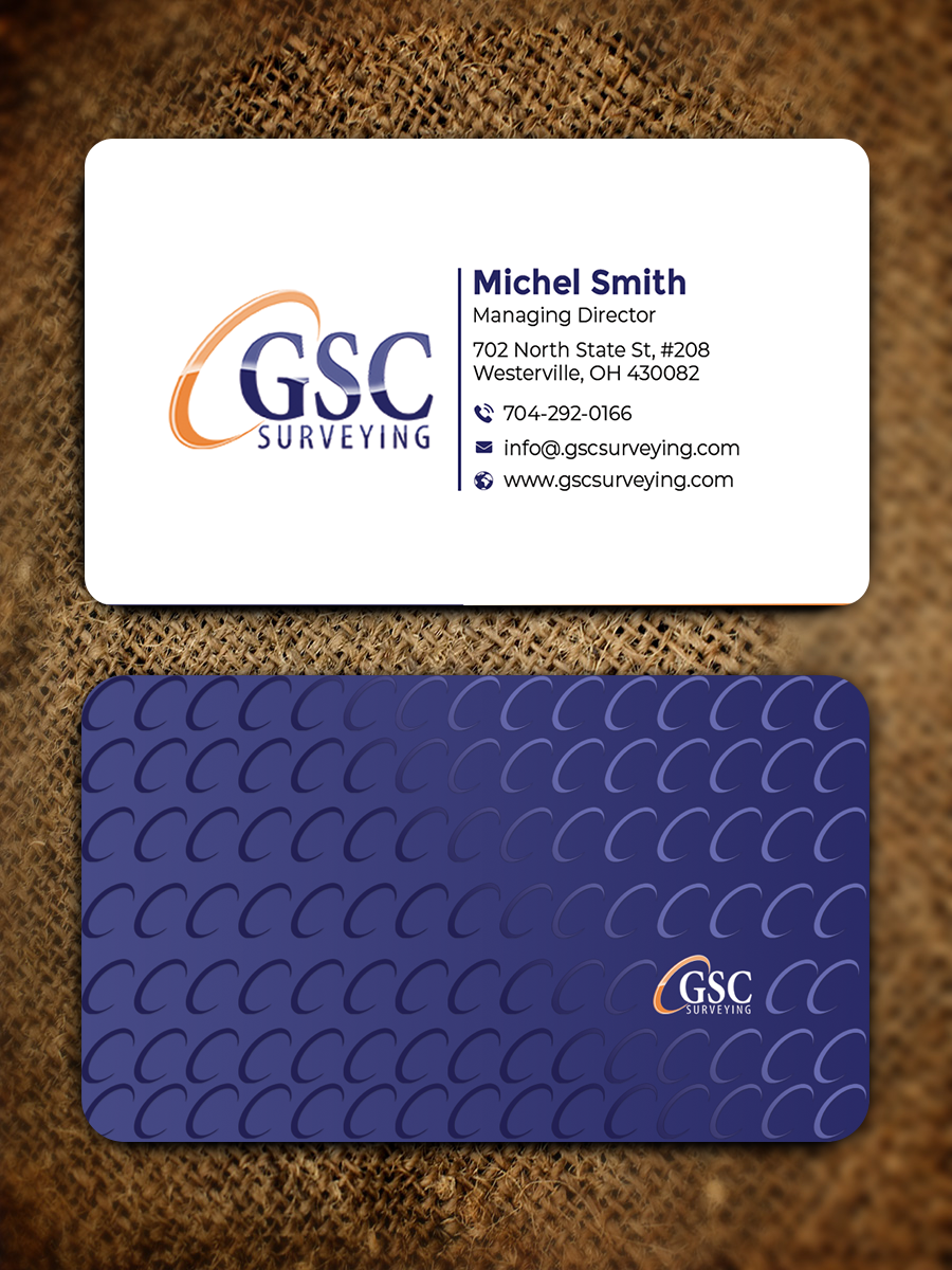 Diseño de Tarjeta de Presentación por Graphixpointt para GSC Surveying, Inc. | Diseño #34652152