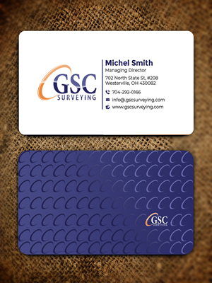 Visitenkarten-Design von Graphixpointt für GSC Surveying, Inc. | Design: #34652152