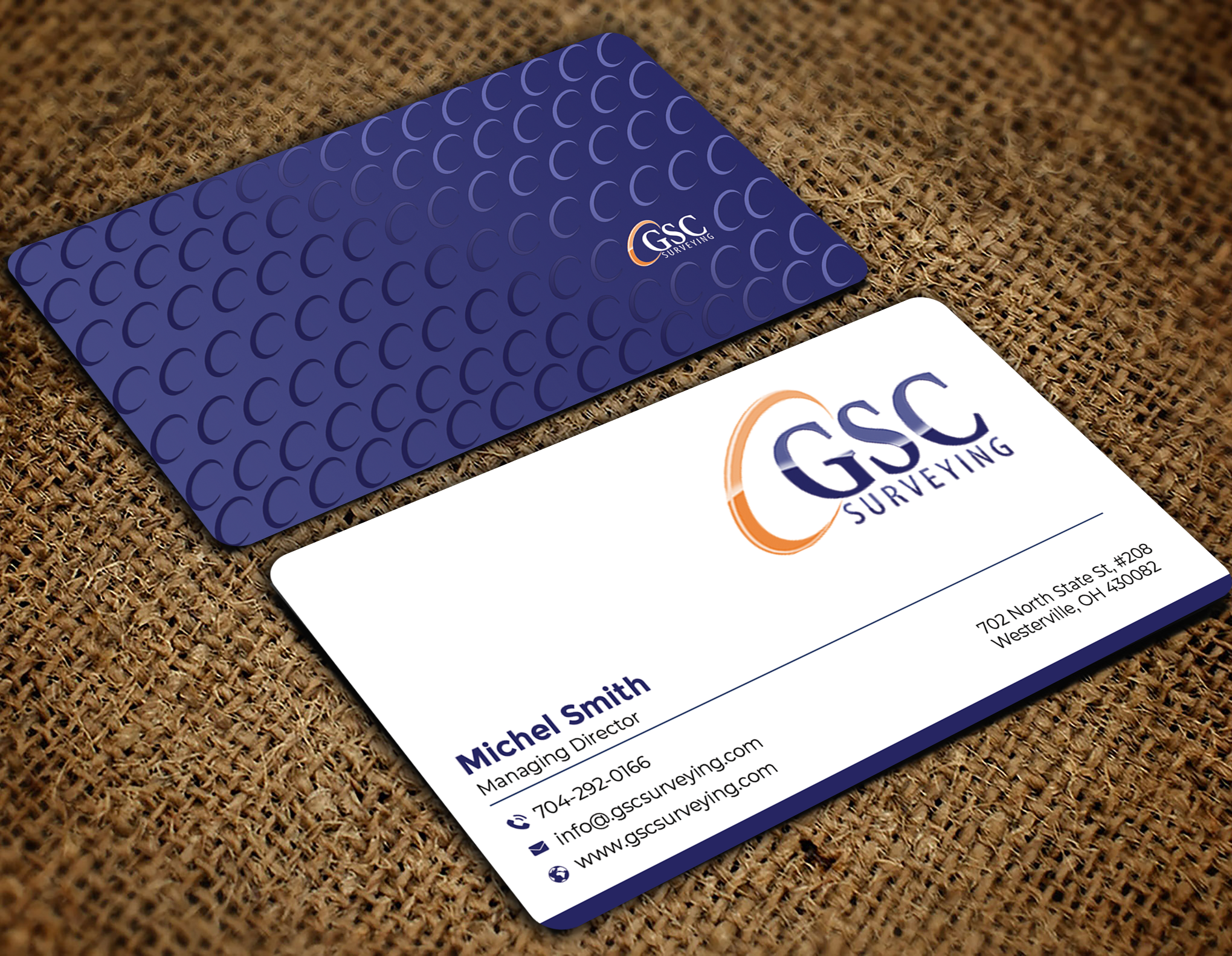Diseño de Tarjeta de Presentación por Graphixpointt para GSC Surveying, Inc. | Diseño #34652732