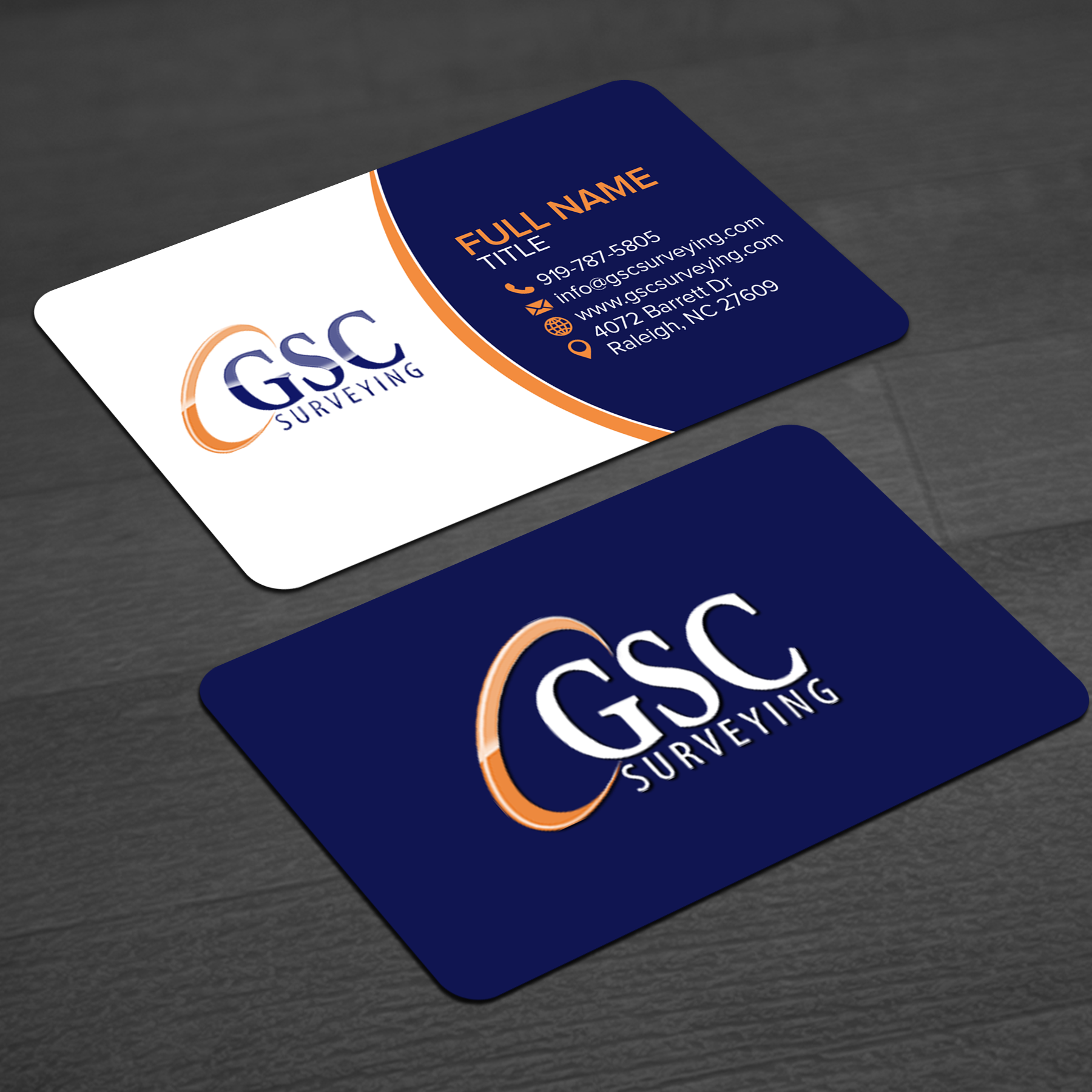 Business Card Design by WellDesign for GSC Surveying, Inc. | Design #34649112