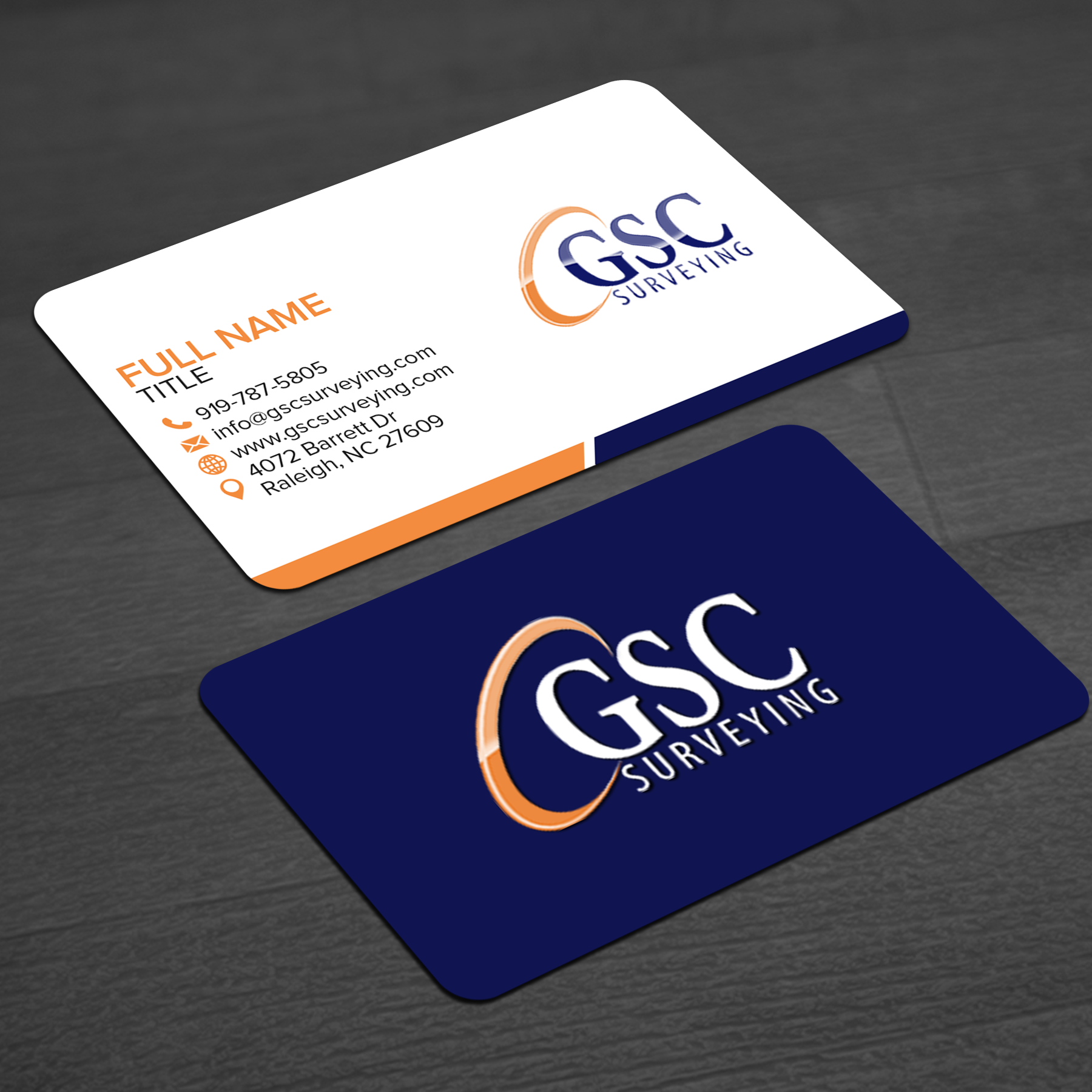Business Card Design by WellDesign for GSC Surveying, Inc. | Design #34649113