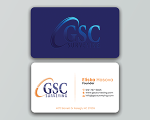 Business Card Design by DesignerShahadat for GSC Surveying, Inc. | Design: #34645526
