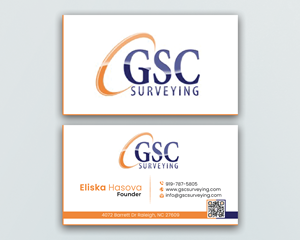 Business Card Design by DesignerShahadat for GSC Surveying, Inc. | Design: #34645573