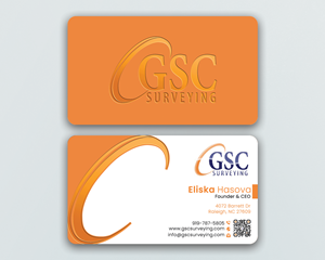 Business Card Design by DesignerShahadat for GSC Surveying, Inc. | Design: #34645587