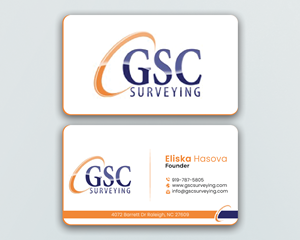 Business Card Design by DesignerShahadat for GSC Surveying, Inc. | Design: #34645609