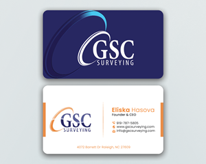 Business Card Design by DesignerShahadat for GSC Surveying, Inc. | Design: #34646310