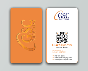 Business Card Design by DesignerShahadat for GSC Surveying, Inc. | Design: #34646339